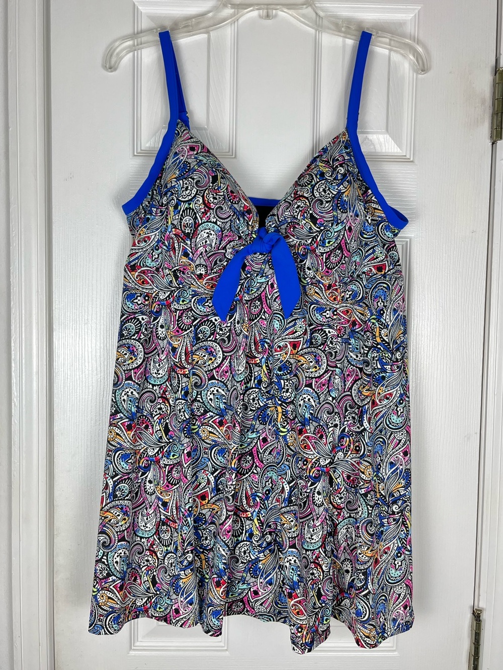 A Shore Fit Thigh Solutions One Piece Control Swimsuit Bathing Suit Dress 20W
